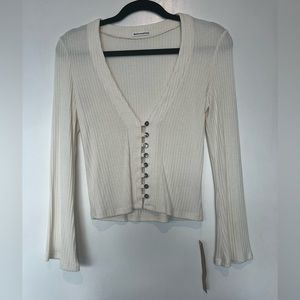 NWT reformation gellar knit top